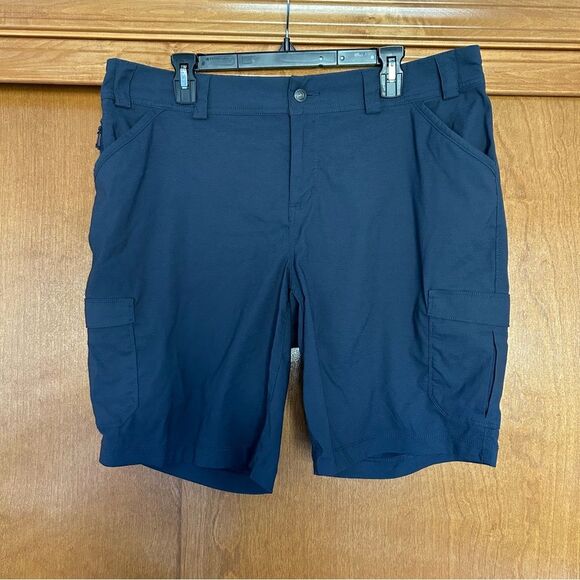 Duluth Trading Co Dry on the Fly 10" Shorts in Ink Grey Size 18 Hiking Outdoor - Picture 1 of 11